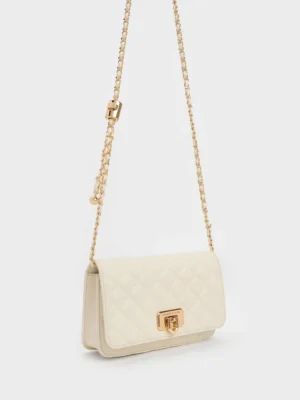 Clutch phom chữ nhật Cressida Quilted